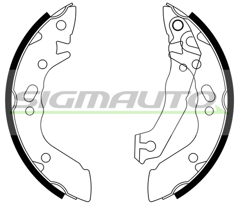 Brake Shoe Set (SFA736)
