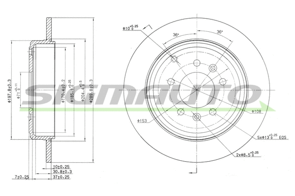 Brake Disc (DBB115S)
