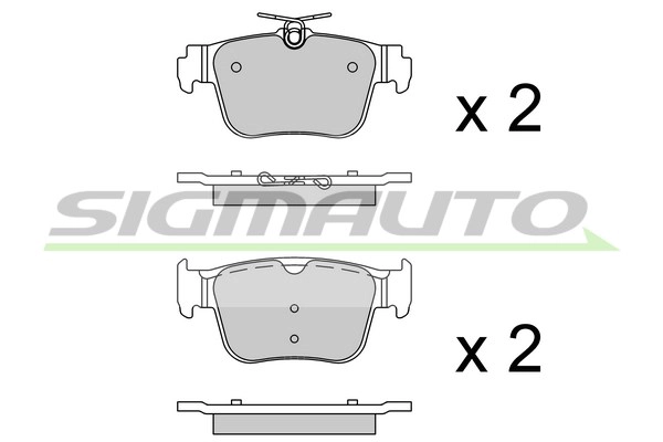 Brake Pad Set, disc brake (SPB925)