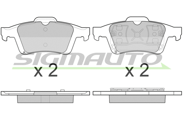Brake Pad Set, disc brake (SPB091)