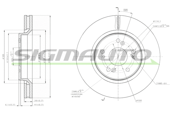 Brake Disc (DBB820V)
