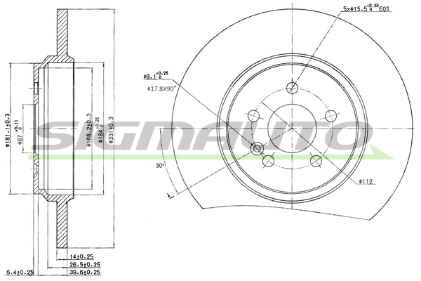 Brake Disc (DBB099S)