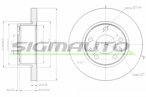 Brake Disc (DB0194S)