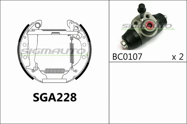Brake Shoe Set (SGA228)