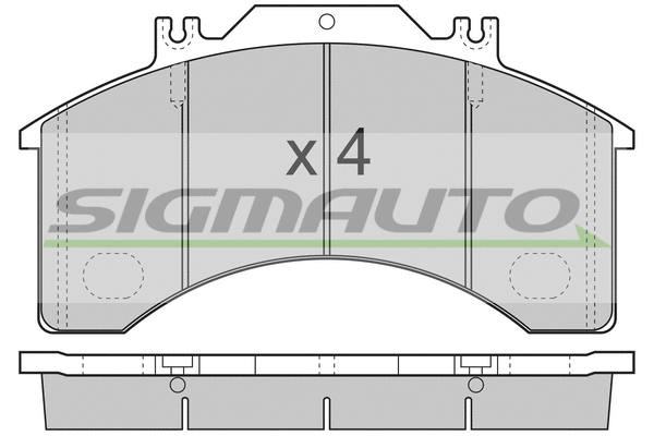Brake Pad Set, disc brake (SPT251)