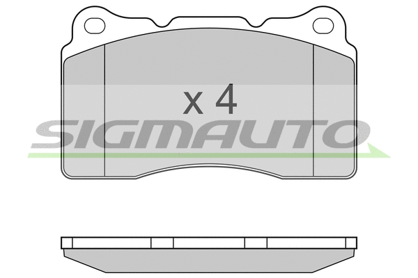 Brake Pad Set, disc brake (SPB167)