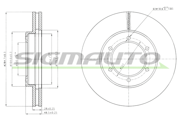 Brake Disc (DBB441V)