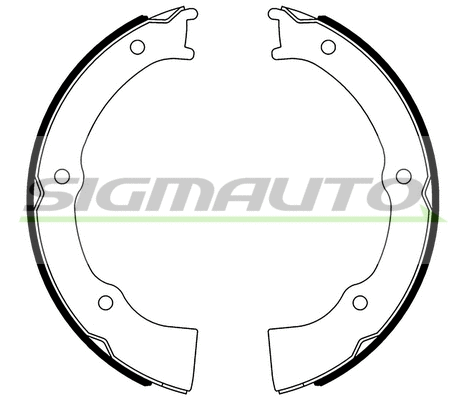 Brake Shoe Set, parking brake (SFA726)
