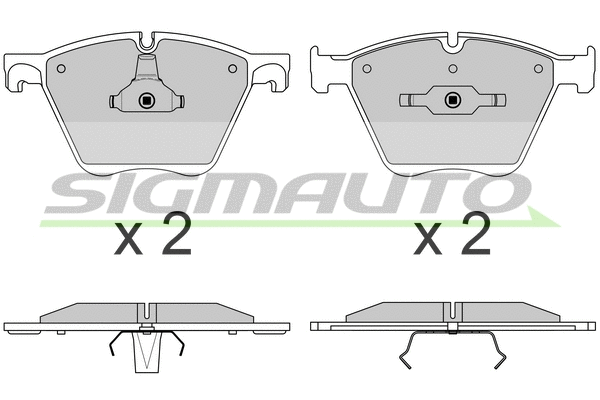 Brake Pad Set, disc brake (SPB615)