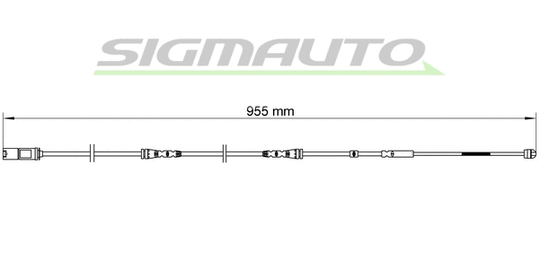Warning Contact, brake pad wear (WI0687)