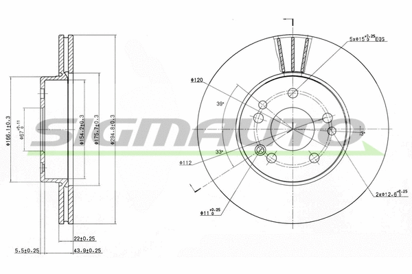 Brake Disc (DBA457V)