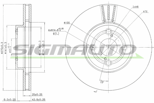 Brake Disc (DBB461V)