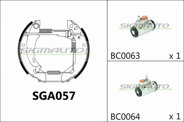 Brake Shoe Set (SGA057)