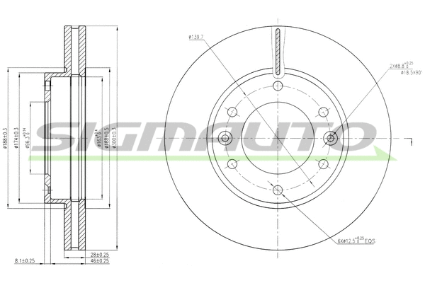 Brake Disc (DBB612V)