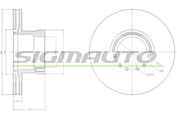 Brake Disc (DB0255V)