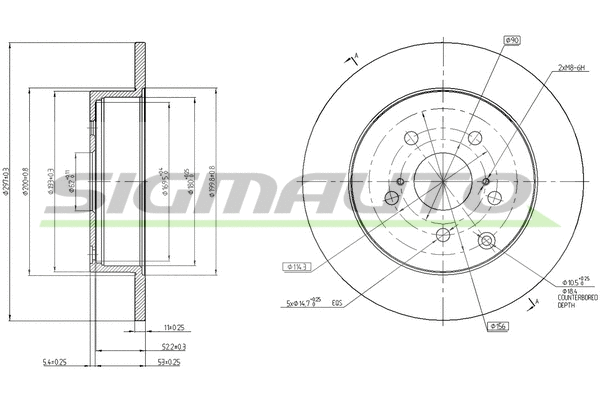 Brake Disc (DBB881S)