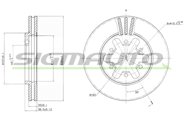 Brake Disc (DBA443V)