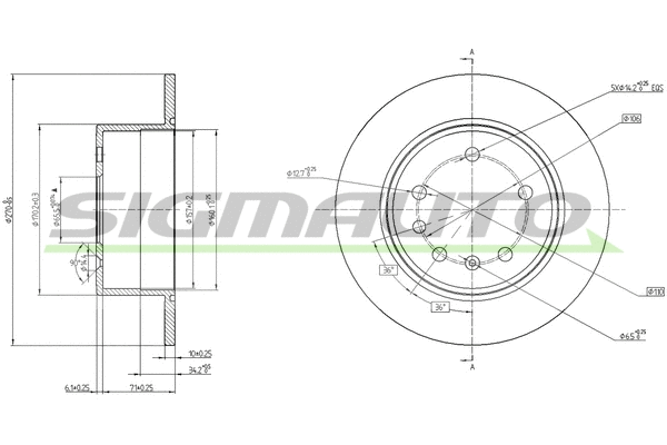 Brake Disc (DBA561S)