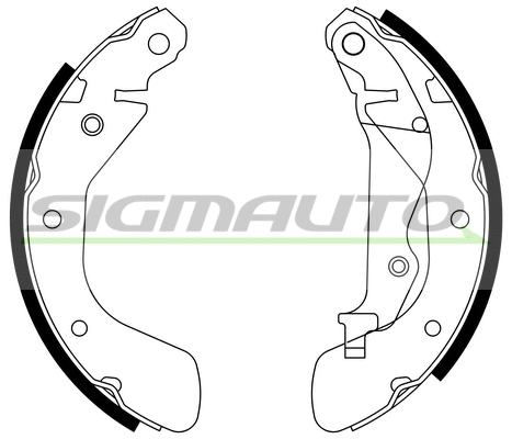 Brake Shoe Set (SFA633)