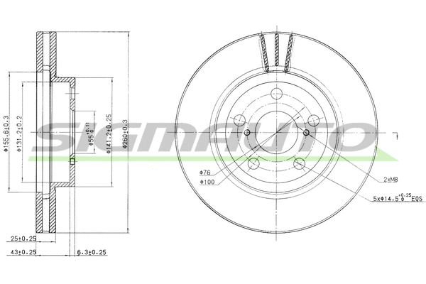 Brake Disc (DBB064V)