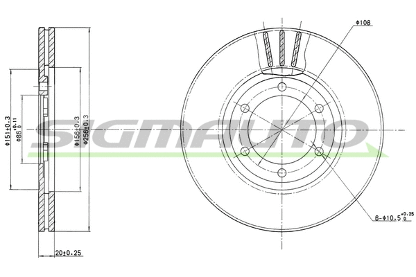 Brake Disc (DBA357V)