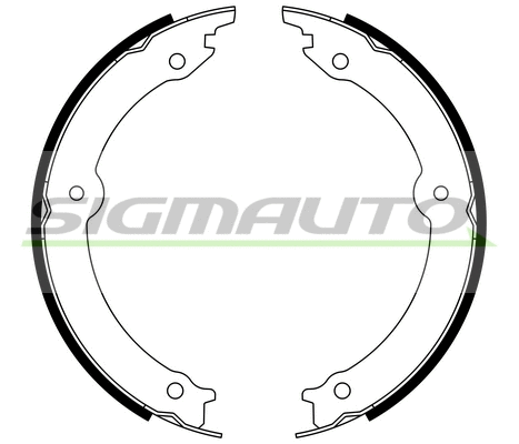 Brake Shoe Set, parking brake (SFA973)