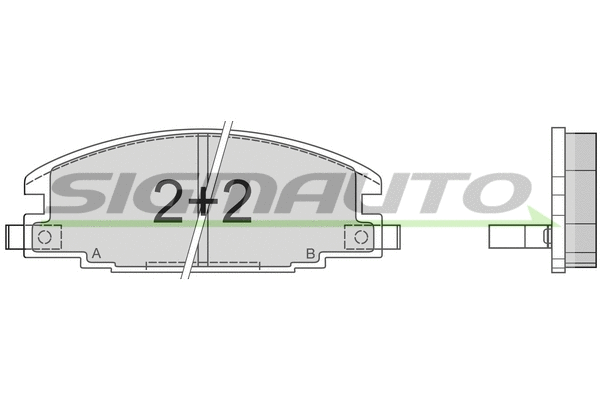 Brake Pad Set, disc brake (SPA367)