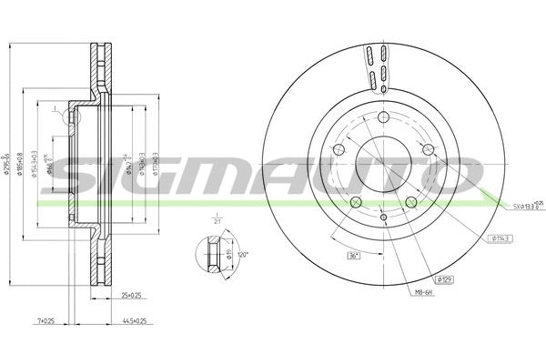 Brake Disc (DBC465V)