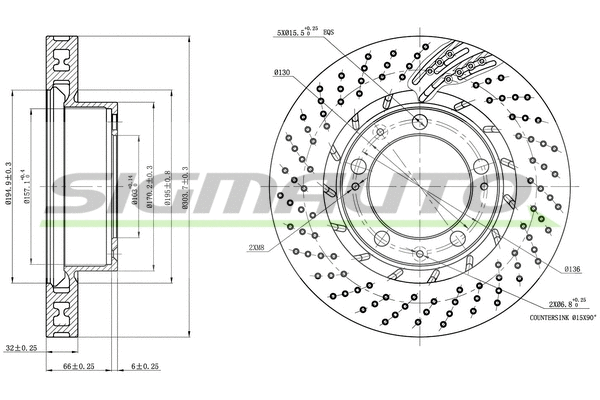 Brake Disc (DBB592VRD)