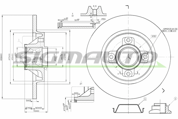 Brake Disc (DBB735S)