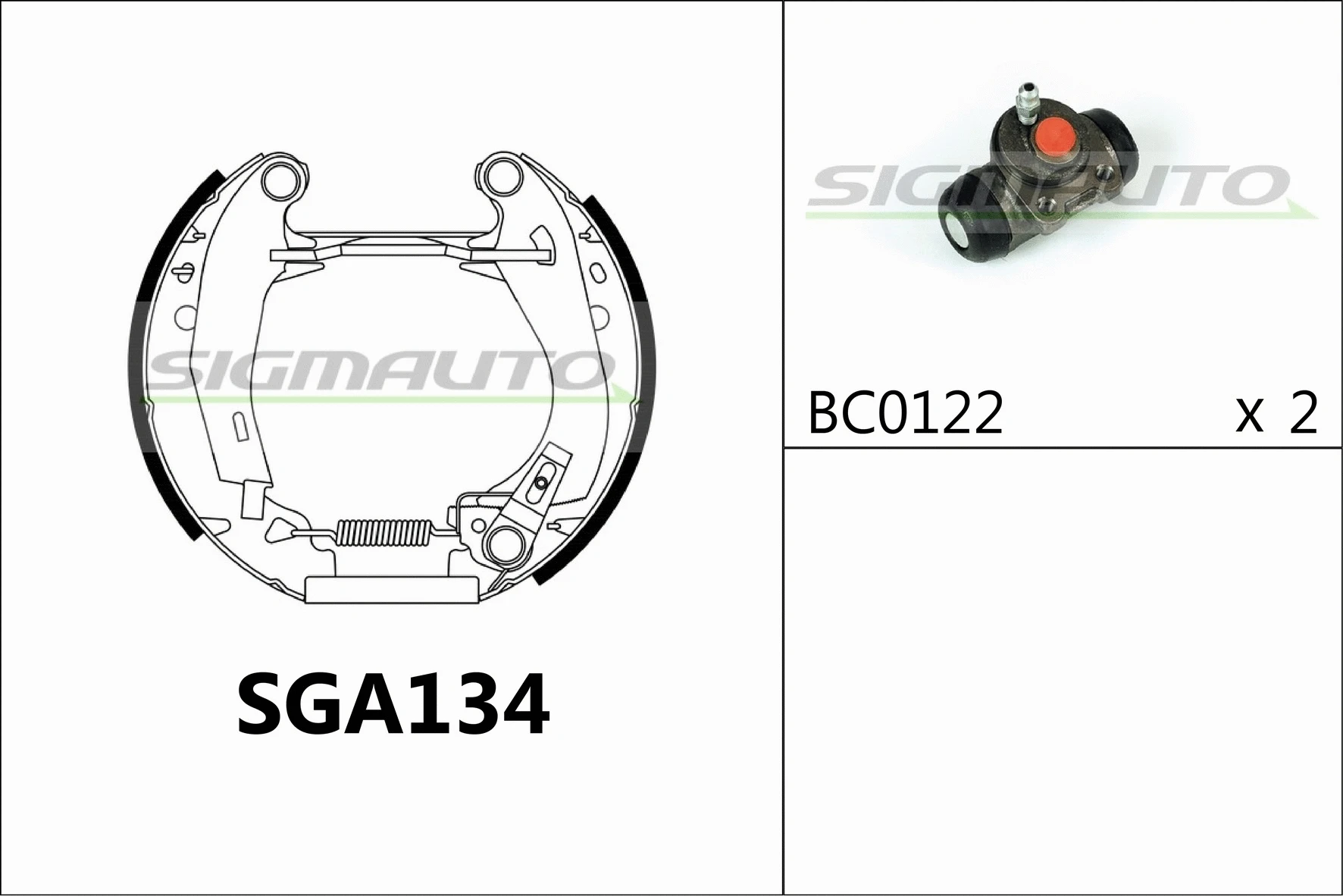 Brake Shoe Set (SGA134)