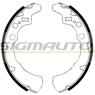 Brake Shoe Set (SFA671)