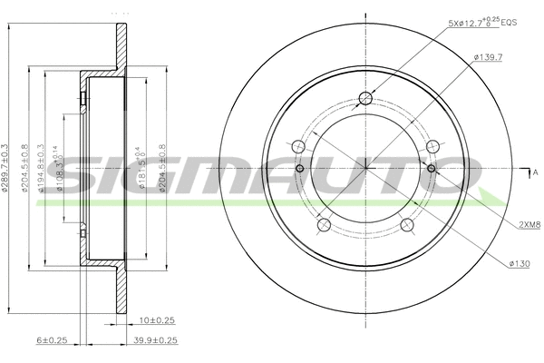 Brake Disc (DBC411S)