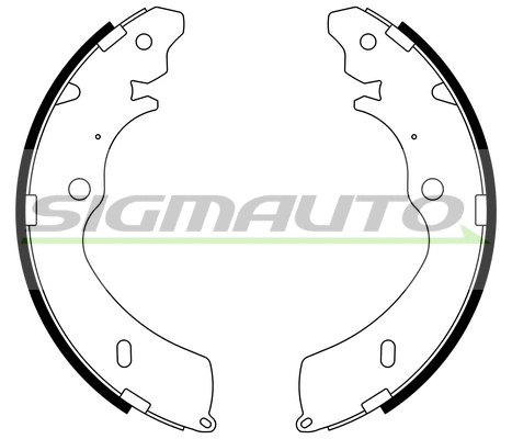 Brake Shoe Set (SFA756)