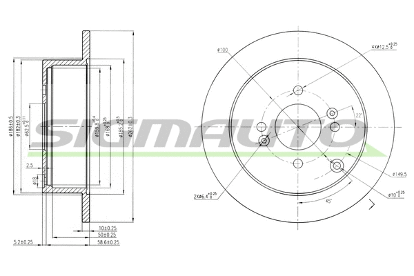 Brake Disc (DBB794S)