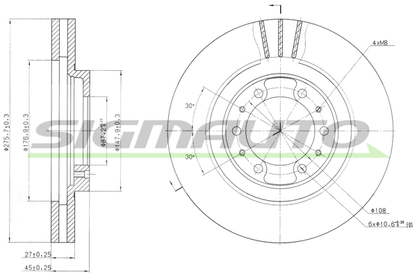 Brake Disc (DBA974V)