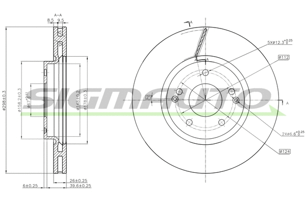 Brake Disc (DBC091V)