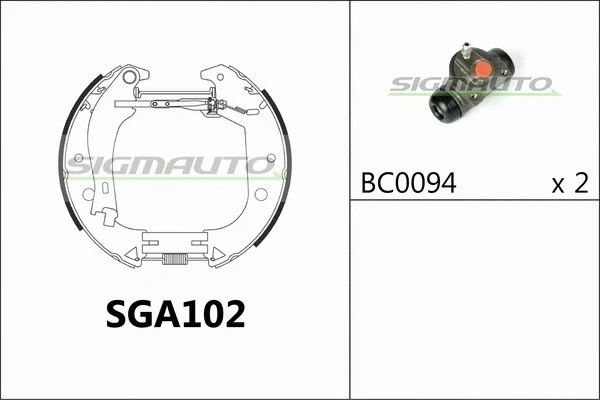 Brake Shoe Set (SGA102)