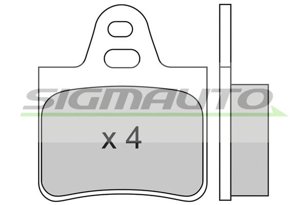 Brake Pad Set, disc brake (SPA130)