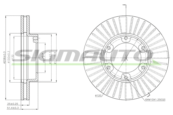 Brake Disc (DBA882V)