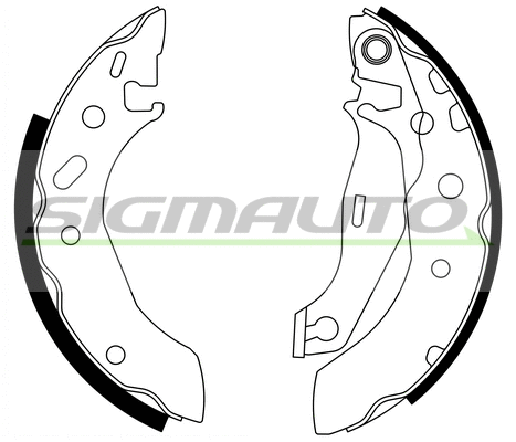 Brake Shoe Set (SFA235)