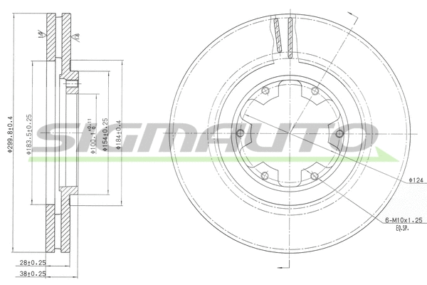 Brake Disc (DBB626V)