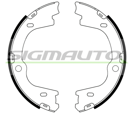 Brake Shoe Set, parking brake (SFA769)