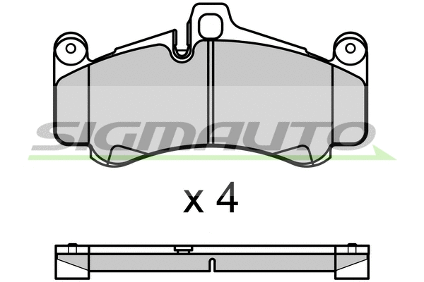 Brake Pad Set, disc brake (SPB728)