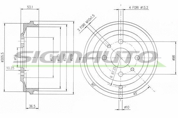Brake Drum (DR5268)