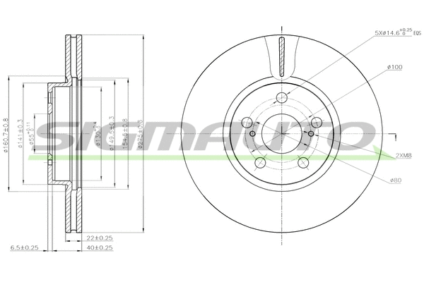 Brake Disc (DBB865V)
