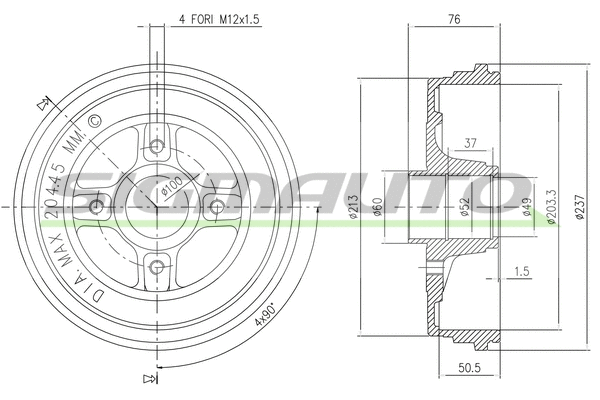 Brake Drum (DR5652)