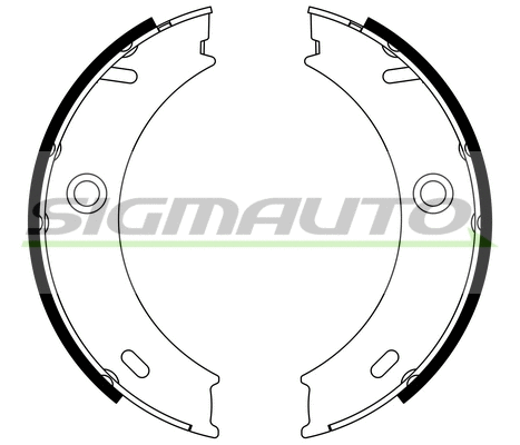 Brake Shoe Set, parking brake (SFA307)