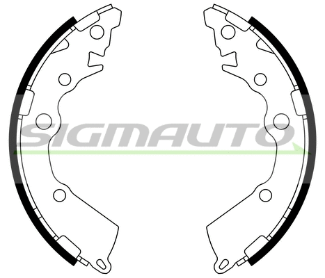 Brake Shoe Set (SFA805)