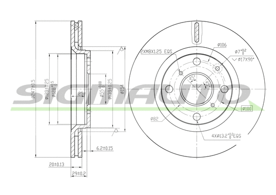 Brake Disc (DBB527V)